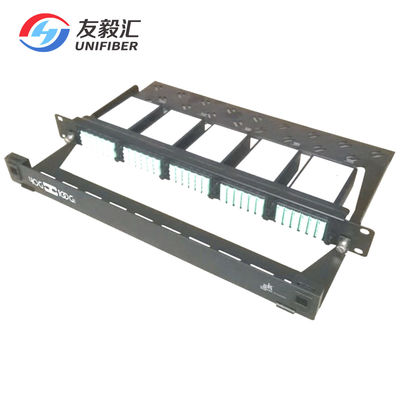 Ultra high Density MPO MTP Patch Panel 1U 120F 5x24F separate Cassette Module with OM3 Quad LC