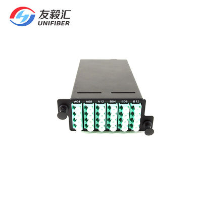 OM3 Quad LC 24F 2U 288F MPO MTP Fiber Patch Panel