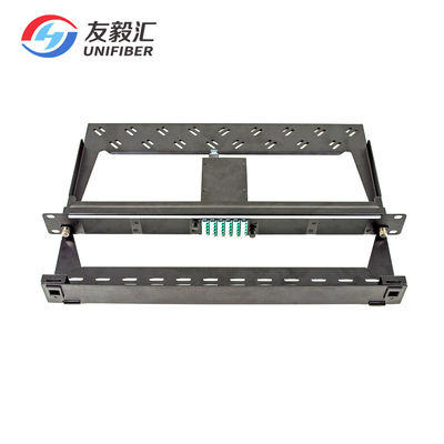 OM3 Quad LC 24F 2U 288F MPO MTP Fiber Patch Panel