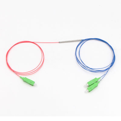 1x2 Single Mode 1310nm 1550nm DWC Fiber Optic Coupler