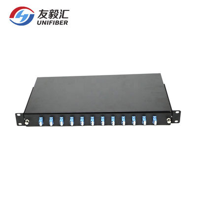 Single Mode Duplex 1U 12/24 Port LC Fiber Patch Panel