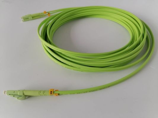 Ceramic Ferrule OM4 LC To LC LSZH Fiber Optical Patch Cord