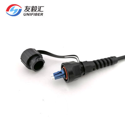 Rugged ODVA LC Duplex G657A1 7.0mm Fiber Optic Patch Cord