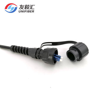 Rugged ODVA LC Duplex G657A1 7.0mm Fiber Optic Patch Cord