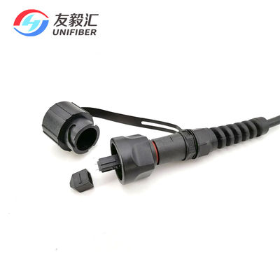 ODVA MPO Connector IP67 FTTA CPRI Patch Cord 8/12/24 Fibers