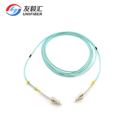 OM3 Duplex LC To LC 2.0mm LSZH 3M Optical Patch Cable