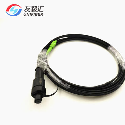 SC/APC To SC/APC G657A1 LSZH 150m FTTH Drop Cable 2.0*5.0mm