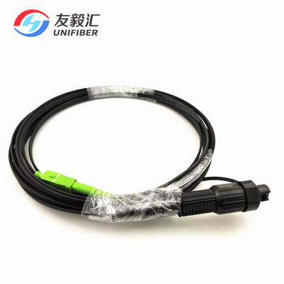 SC/APC To SC/APC G657A1 LSZH 150m FTTH Drop Cable 2.0*5.0mm