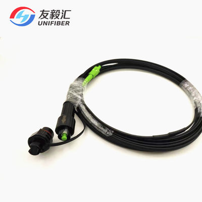 SC/APC To SC/APC G657A1 LSZH 150m FTTH Drop Cable 2.0*5.0mm