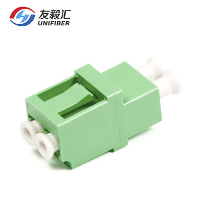 FTTH Single Mode 0.9mm Wire LC/APC Fiber Optic Duplex Adapter
