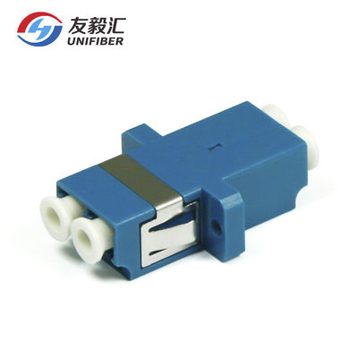 LC/UPC To LC/UPC Duplex SC Footprint Fiber Optic Coupler