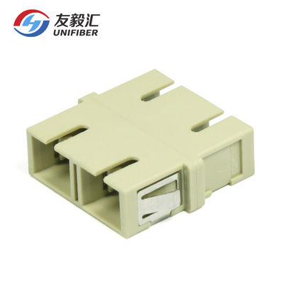 Duplex OM1 OM2 Multimode Fiber Optical Coupler SC/UPC To SC/UPC