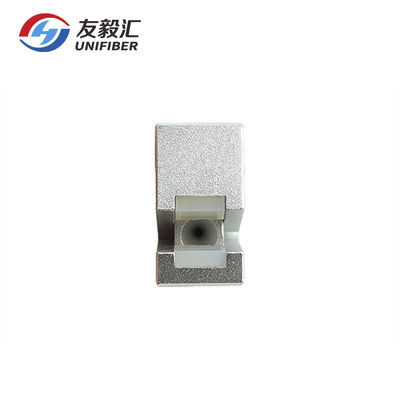 Square Metal 900um FC Bare Fiber Adapter For OTDR Testing