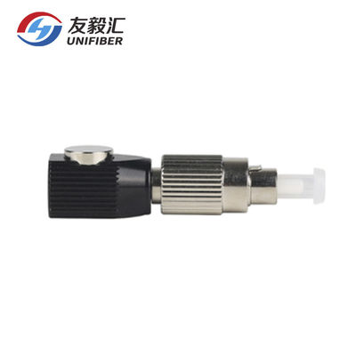 Metal FC LC ST Connector 250um Optic Fiber Adapter