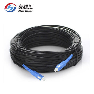 SC/UPC To SC/UPC G657A1 2.0*5.0mm Drop Wire Patch Cord 150M