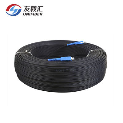 SC/UPC To SC/UPC G657A1 2.0*5.0mm Drop Wire Patch Cord 150M