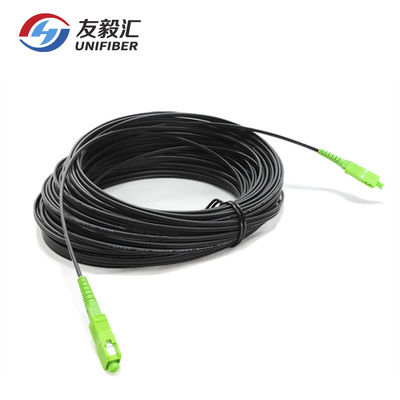 G657A2 LSZH FTTH 30M Drop Cable Patch Cord SC/APC To SC/APC