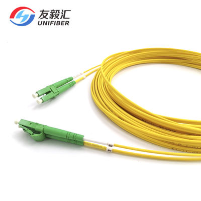 LC APC To LC APC G657A1 2.0mm 15m Fiber Optical Patch Cord