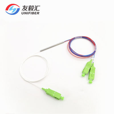 0.9mm SC APC Fiber Fused Biconical Taper Coupler For CATV