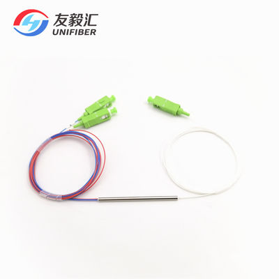 0.9mm SC APC Fiber Fused Biconical Taper Coupler For CATV