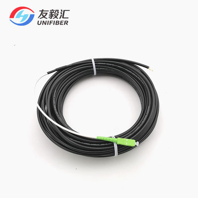 SC APC G657A2 4.6mm LSZH 80M FTTH Drop Cable For FTTH