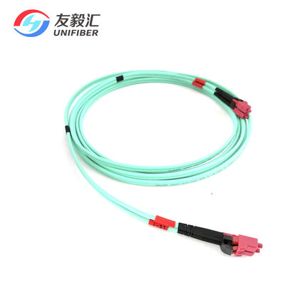 LC To LC Duplex 3.0mm 10G OM3 Fiber Optical Patch Cord