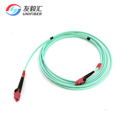 LC To LC Duplex 3.0mm 10G OM3 Fiber Optical Patch Cord