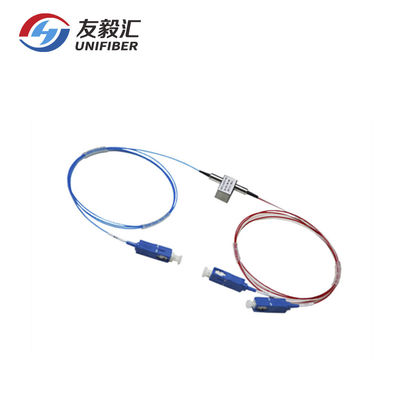 SC/UPC Non Latching 1310nm Fiber Optical Switch 1x2 Single Mode