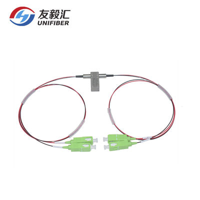 1310nm 5V 2x2B Mechanical Fiber Optic Switch Non Latching