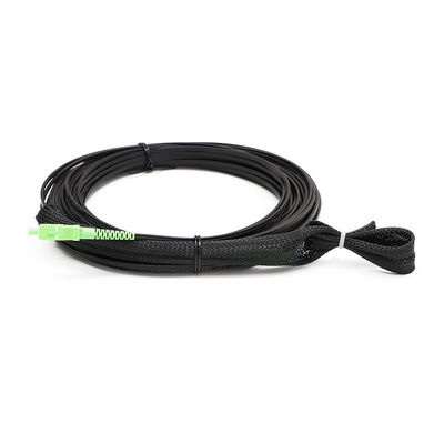 SC/APC to SC/APC FTTH drop cable patch cord 2.0*3.0mm G657B3 fiber 50M with pulling eyes