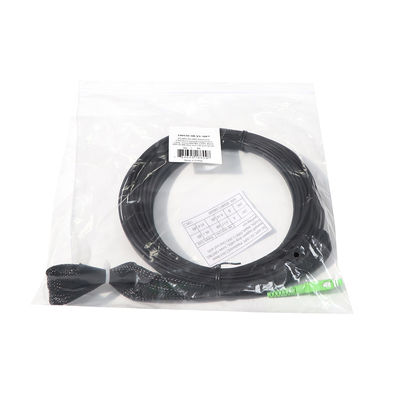 SC/APC to SC/APC FTTH drop cable patch cord 2.0*3.0mm G657B3 fiber 50M with pulling eyes