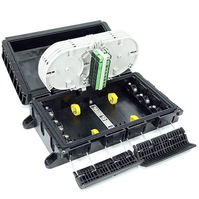 96 Core Aerial Inline Fiber Optic Enclosures Outdoor Flangeless