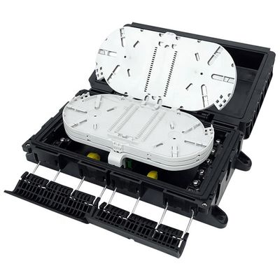 96 Core Aerial Inline Fiber Optic Enclosures Outdoor Flangeless