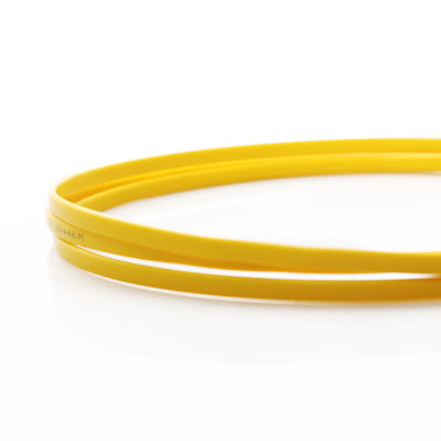 12 Core Flat Ribbon Yellow MPO MTP Patch Cord Single Mode