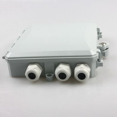 FTTH Wall Mount Outdoor Fiber Termination Box ABS Material