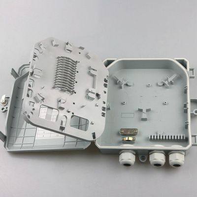 FTTH Wall Mount Outdoor Fiber Termination Box ABS Material
