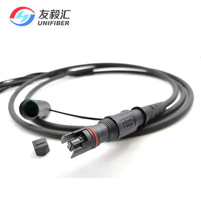 MPO To LC/APC 24 Core Fiber Optic Cable Assemblies For FTTA