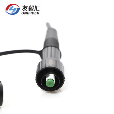 G657A1 FTTH Pre Connectorized Drop Cable SC/APC To SC/APC 1~150m