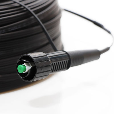 G657A1 FTTH Pre Connectorized Drop Cable SC/APC To SC/APC 1~150m