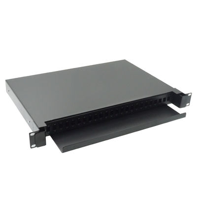 FC Adapter SC LC 24 Port Sliding Rack Mount ODF 1U 19inch