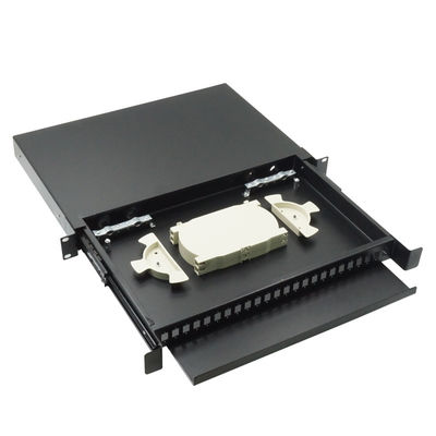 FC Adapter SC LC 24 Port Sliding Rack Mount ODF 1U 19inch