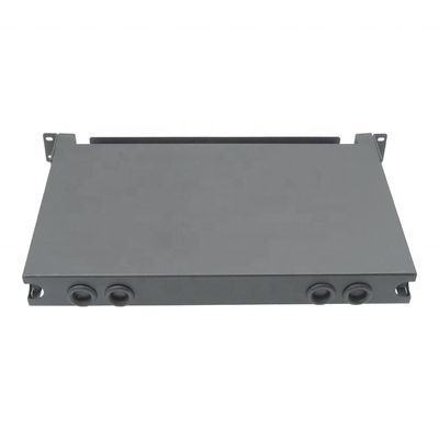 1U 24 Port FTTx SC LC Fiber Optic Enclosure Rack Mount LC Duplex