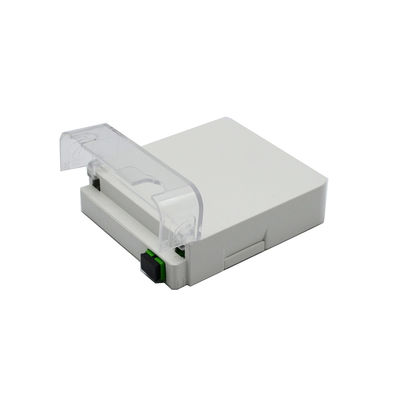 CATV SC APC Fiber Optic Distribution Box 1 Port FTTH