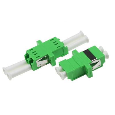 Singlemode Multimode LC LC Duplex Fiber Coupler OM3 OM4 With Flange