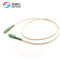 SC APC G657A1 Fiber Optic Patch Cable Ivory White For FTTX