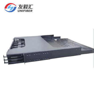 LC Connector 1U 144 Fiber MPO Patch Panel 12F Cold Rolled Steel