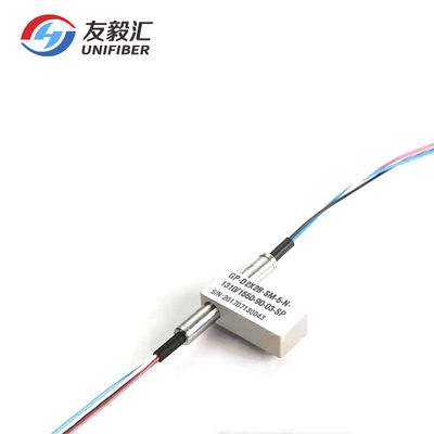 1550nm Mechanical Fiber Optic Switch Non Latching Dual D2x2B OADM