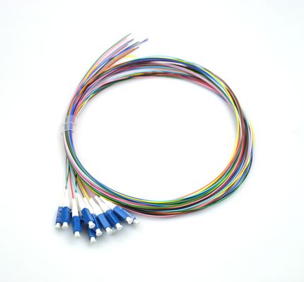 Single Mode OS2 LC UPC Ribbon Fiber Pigtails G657A1 4/6/8/12 Strand