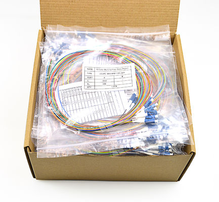 Single Mode OS2 LC UPC Ribbon Fiber Pigtails G657A1 4/6/8/12 Strand