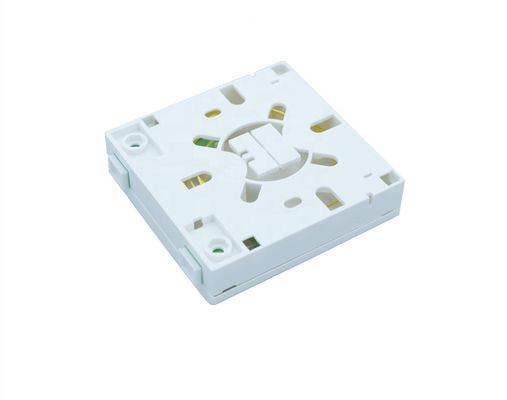 2 Ports Fire Resistant FTTH Termination Box Wall Outlet SC APC